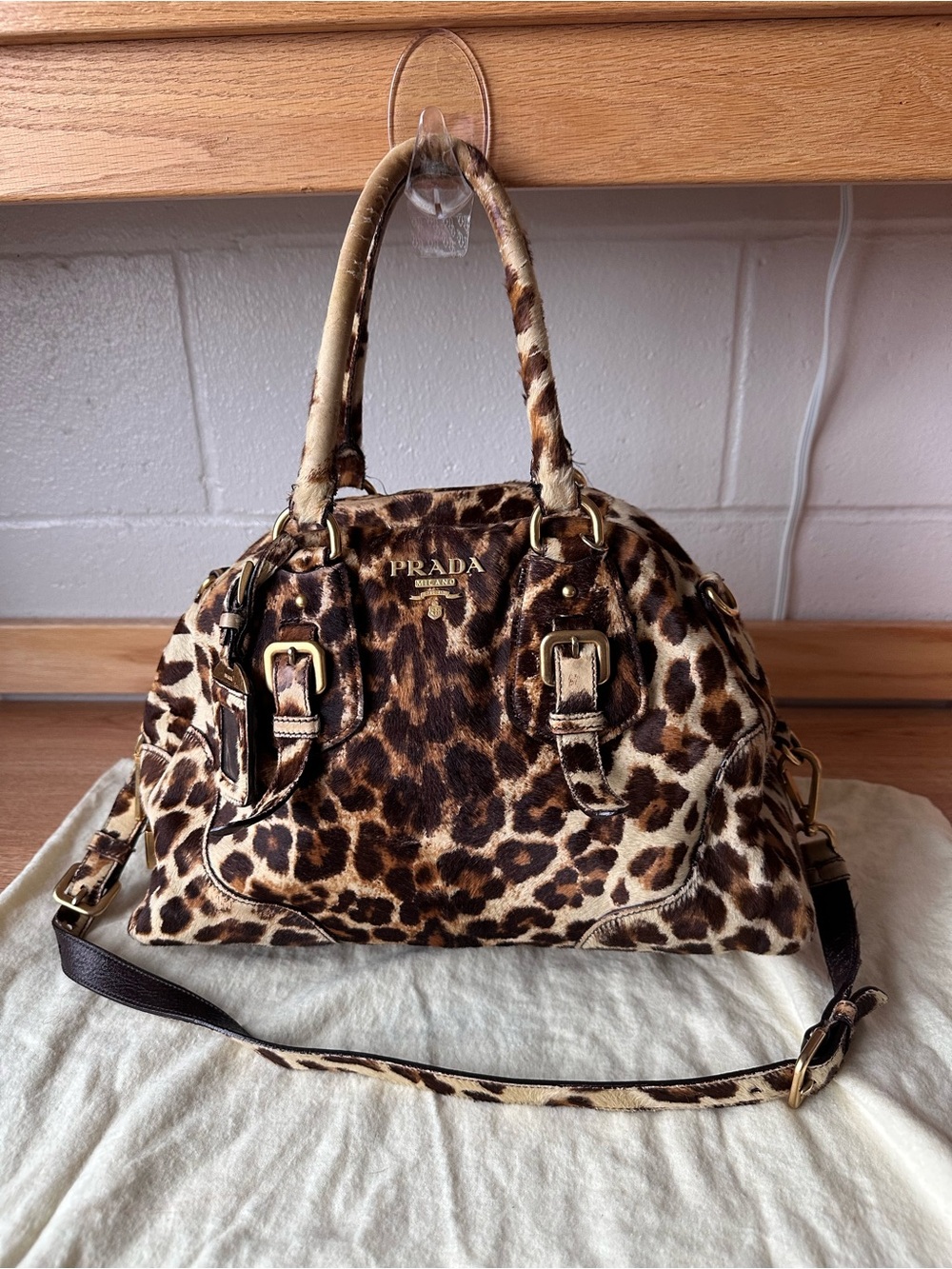 Prada Calfhair Bowler bag